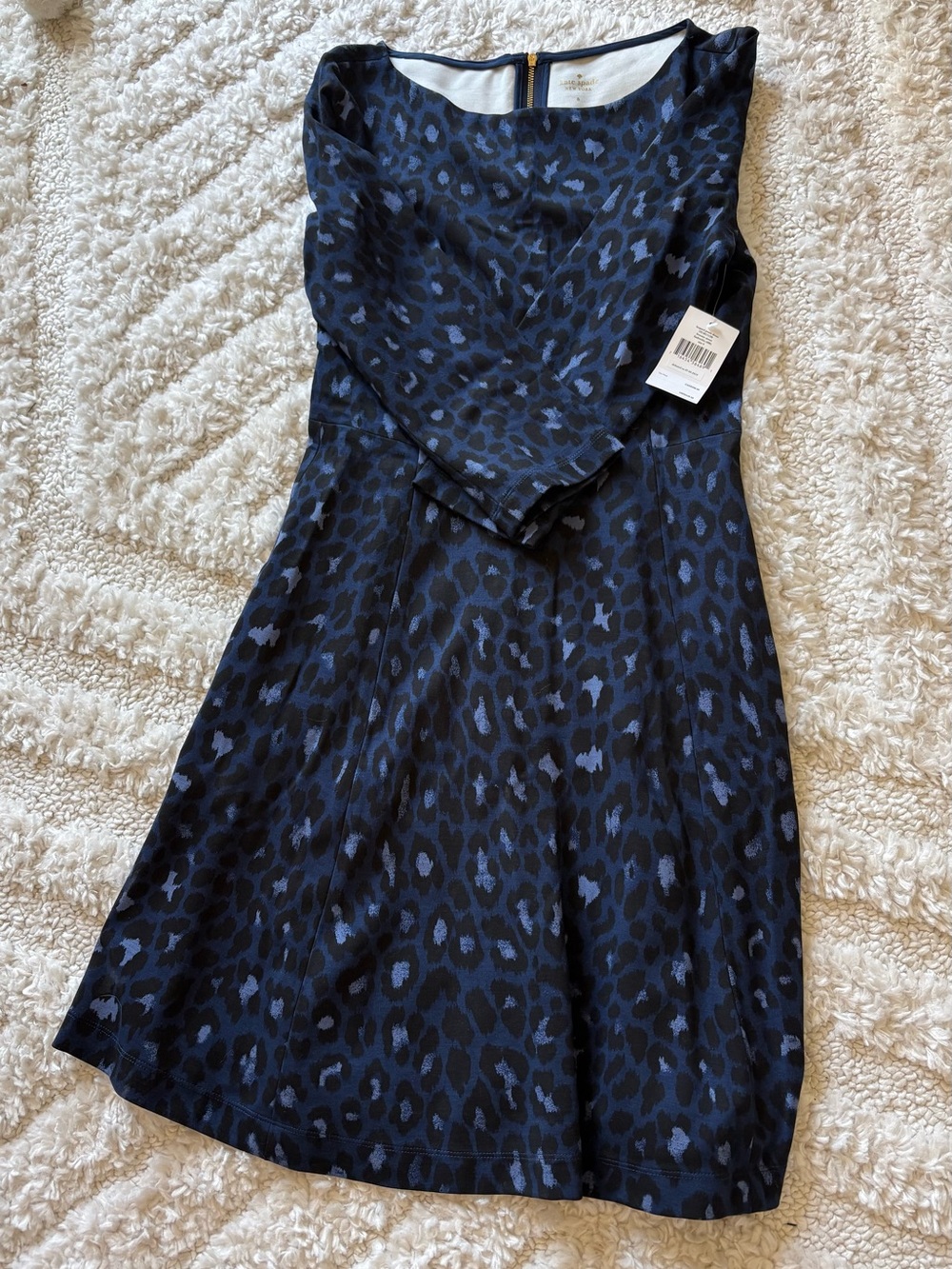 NWT Kate Spade Animal Print Fit & Flare Dress